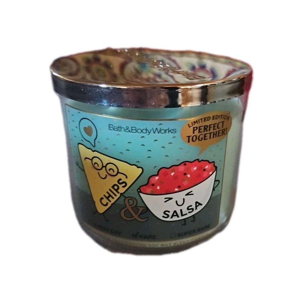 New Chips & Salsa 3-Wick Candle Bath & Body‎ Works